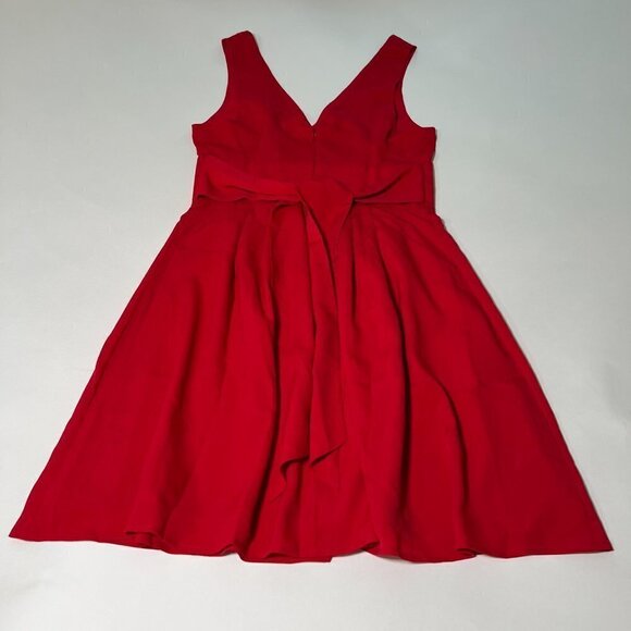 Victoria Secret Size 2 Dress Red V Back Ties Bow - Picture 9 of 12